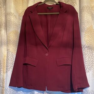 Torrid plum purple long line blazer